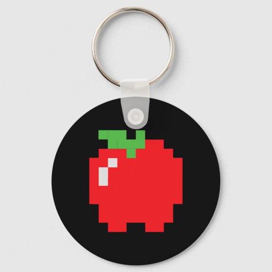 Apple 80sビデオゲームのハロウィングループの衣装 キーホルダー (正面)