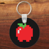 Apple 80sビデオゲームのハロウィングループの衣装 キーホルダー (正面)