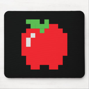 Apple 80sビデオゲームのハロウィングループの衣装 マウスパッド