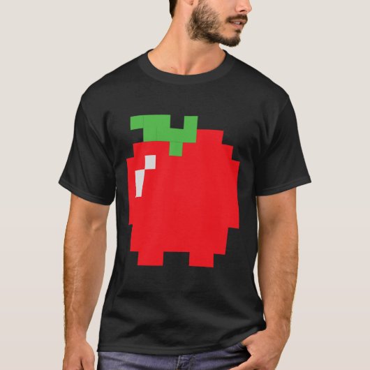 Apple 80sビデオゲームのハロウィングループの衣装 tシャツ (正面)