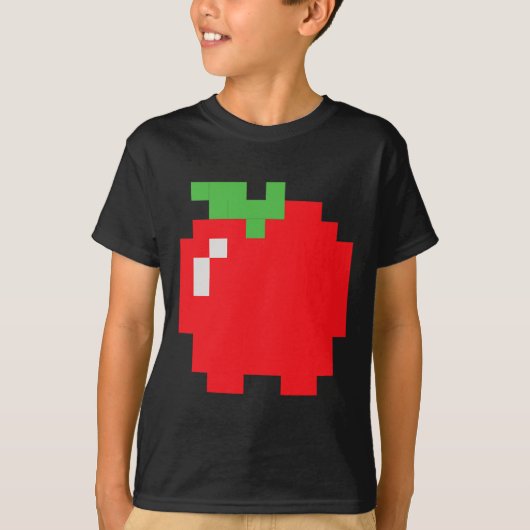 Apple 80sビデオゲームのハロウィングループの衣装 tシャツ (正面)