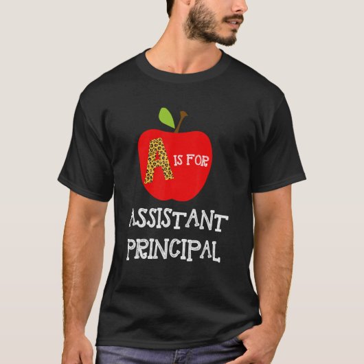 Apple Aは副校長新学期 Tシャツ (正面)