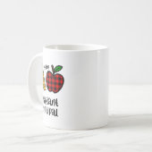 Apple Aは学校に来るCkの常任校長用だ コーヒーマグカップ (正面左)