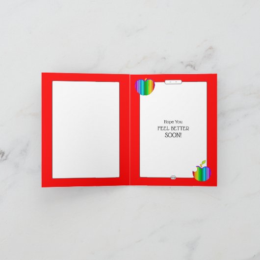 Apple a Dayのカード カード (内部)