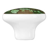 "APPLE A DAY"./リンゴの集まり セラミックノブ (側面)