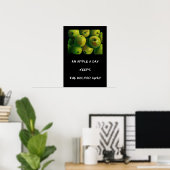 APPLE A DAY POSTER (ART) ポスター (ホームオフィス)