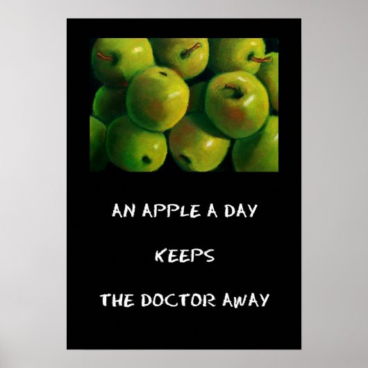 APPLE A DAY POSTER (ART) ポスター (正面)