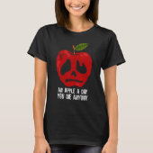 Apple a day You Die Anyway   Saying Tシャツ (正面)