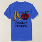 Apple A Is For Assistant Principal, Back To School Tシャツ (デザイン正面)