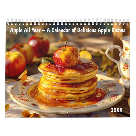 Apple All Year – A Calendar of Delicious Apple Dis カレンダー (カバー)
