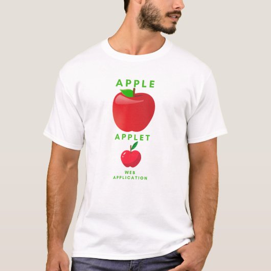 Apple and Applet Small Application Tシャツ (正面)
