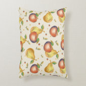 Apple and Pear Accent Pillow アクセントクッション (正面(垂直))