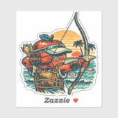 Apple Archer Beach Target — Vintage Summer  シール (シート)