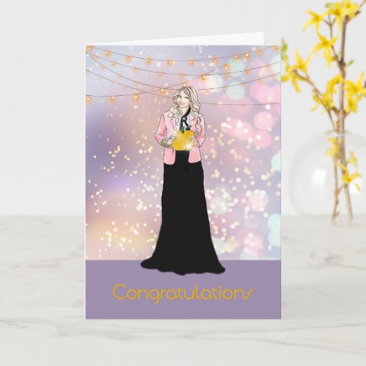 Apple Awardの先生カード カード (黄色い花)