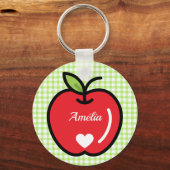 Apple Baby Shower Keychain – Sweet Little KeepsakE キーホルダー (正面)