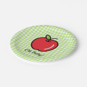 Apple Baby Shower Plates – “Oh Baby !”  ペーパープレート (アングル)