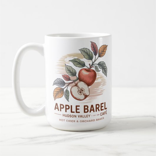 Apple Barrel Café コーヒーマグカップ (左)