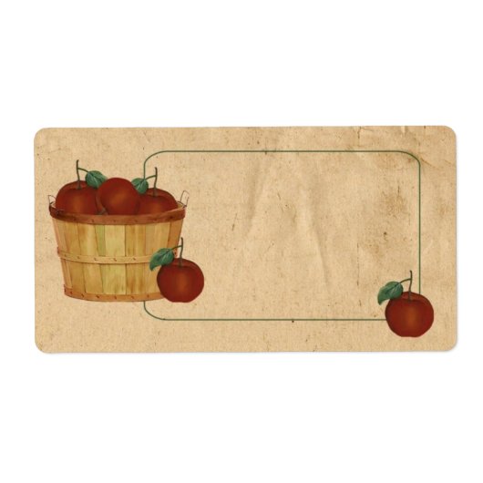 Apple Basket製品ラベル ラベル (正面)