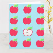 Apple Bigグリーティングカード カード (黄色い花)