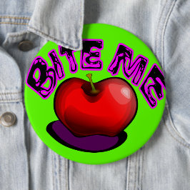 Apple BITE MEノスタルジックレトロ90sピン 缶バッジ