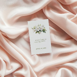 Apple Blossoflower RSVPエンクロージャカード エンクロージャーカード