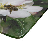 Apple Blossom & Bee Macro Photo | Cutting Board カッティングボード (角)
