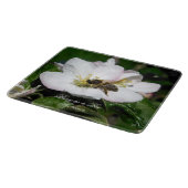Apple Blossom & Bee Macro Photo | Cutting Board カッティングボード (角)