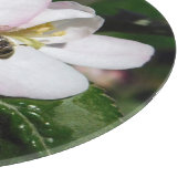 Apple Blossom & Bee Macro Photo | Cutting Board カッティングボード (角)