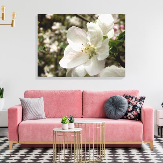 Apple Blossom Canvas Print キャンバスプリント (インサイチュ (リビング))