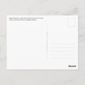 Apple Blossom Close up Photo in Sunshine ポストカード (裏面)