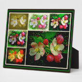Apple Blossom Collage – 拡張デジタル写真 フォトプラーク (側面)