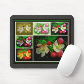 Apple Blossom Collage – 拡張デジタル写真 マウスパッド (マウス)