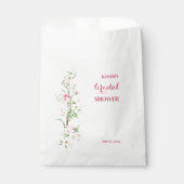 Apple Blossom Fully Customizableブライダルシャワー フェイバーバッグ (正面)