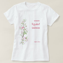 Apple Blossom Fully Customizableブライダルシャワー Tシャツ