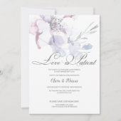 Apple Blossom Love is Patient Wedding Postponement 招待状 (正面)