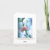 Apple Blossom #P0365カード カード (裏面)