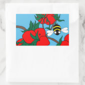 Apple Blossom Sticker 長方形シール (バッグ)