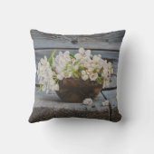 Apple Blossom Still Life – Original Fine Art Print クッション (裏面)