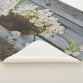 Apple Blossom Still Life – Original Fine Art Print シェルパブランケット (3/4)