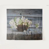 Apple Blossom Still Life – Original Fine Art Print タペストリー (正面(横))