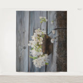 Apple Blossom Still Life – Original Fine Art Print タペストリー (正面)