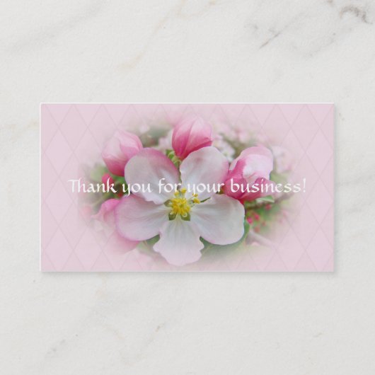 Apple Blossom Time名刺 名刺 (裏面)