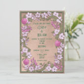 Apple blossom - Wedding Invitation 招待状 (スタンド正面)