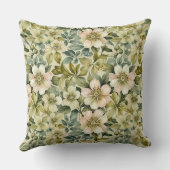Apple Blossoms and Leaves クッション (裏面)