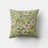 Apple Blossoms and Leaves クッション (裏面)