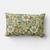 Apple Blossoms and Leaves ランバークッション (裏面)