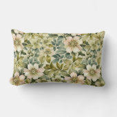 Apple Blossoms and Leaves ランバークッション (正面)