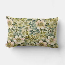 Apple Blossoms and Leaves ランバークッション