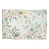 Apple blossoms inspired 枕カバー (裏面)