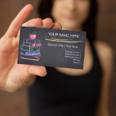 Apple Books "Chalkboard" Educator Business Cards 名刺